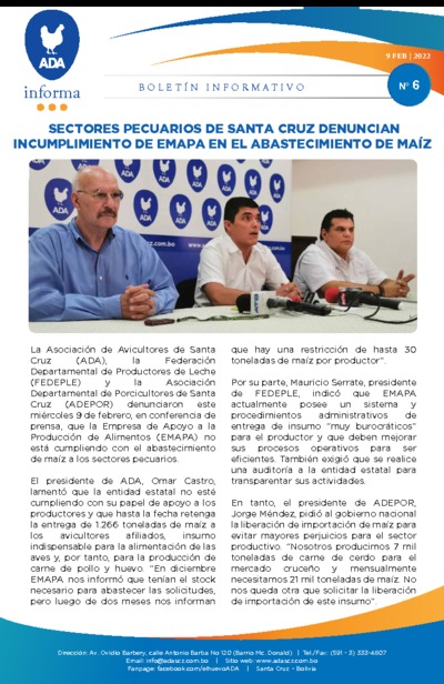 Boletín ADA informa 006